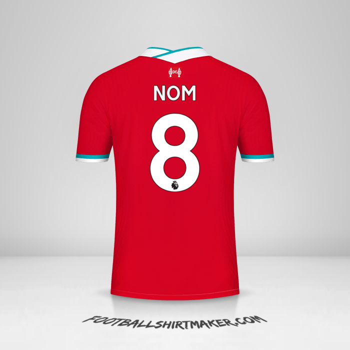 Maillot Liverpool FC 2020/21 -  nom - 8