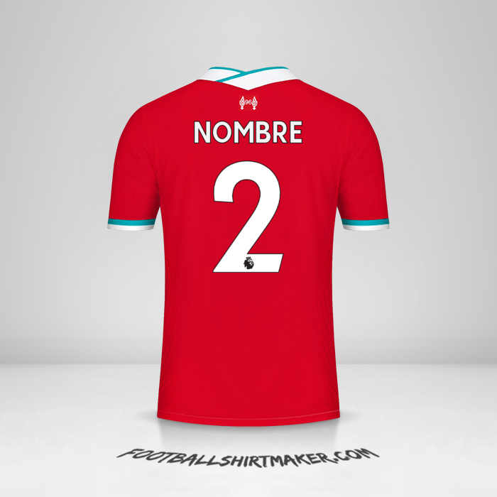 Camiseta Liverpool FC 2020/21 -  nombre - 2