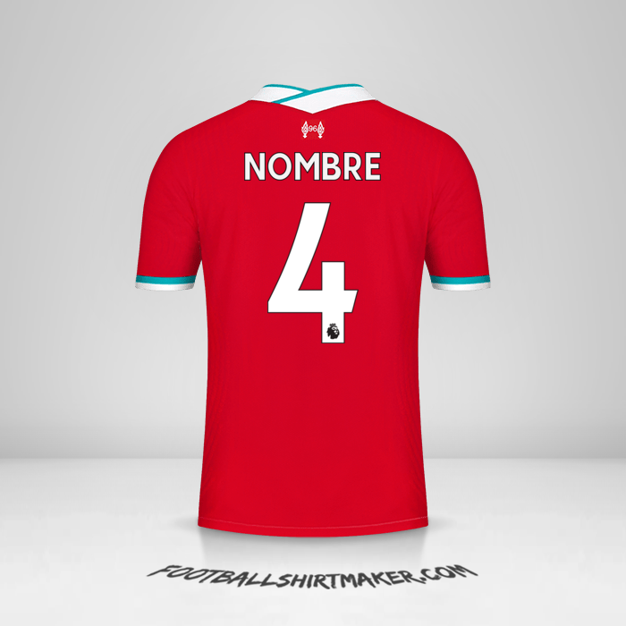 Jersey Liverpool FC 2020/21 -  nombre - 4