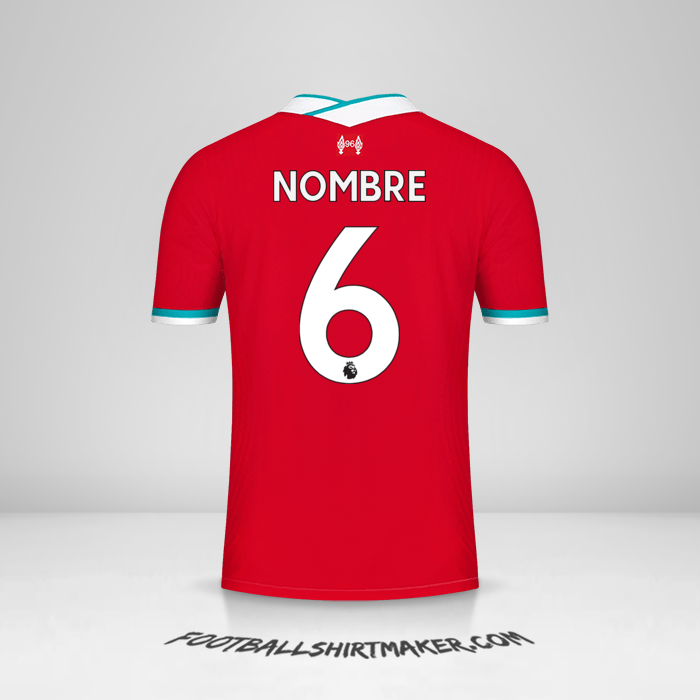 Jersey Liverpool FC 2020/21 -  nombre - 6