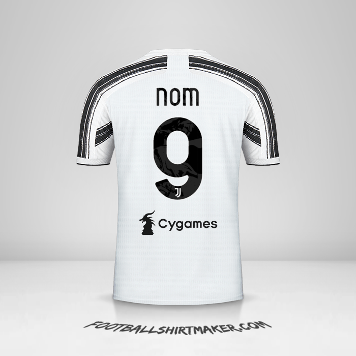 Maillot Juventus FC 2020/21 -  nom - 9
