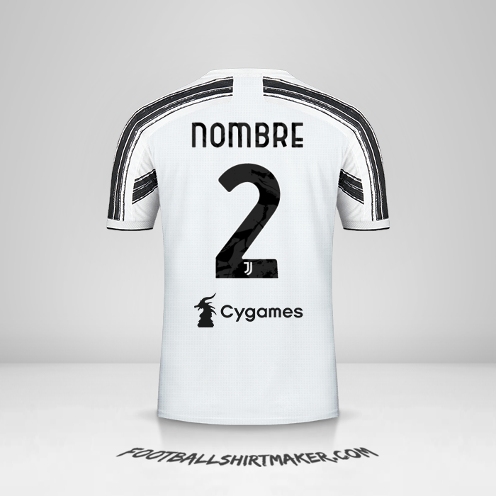 Jersey Juventus FC 2020/21 -  nombre - 2