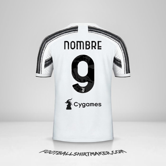 Jersey Juventus FC 2020/21 -  nombre - 9