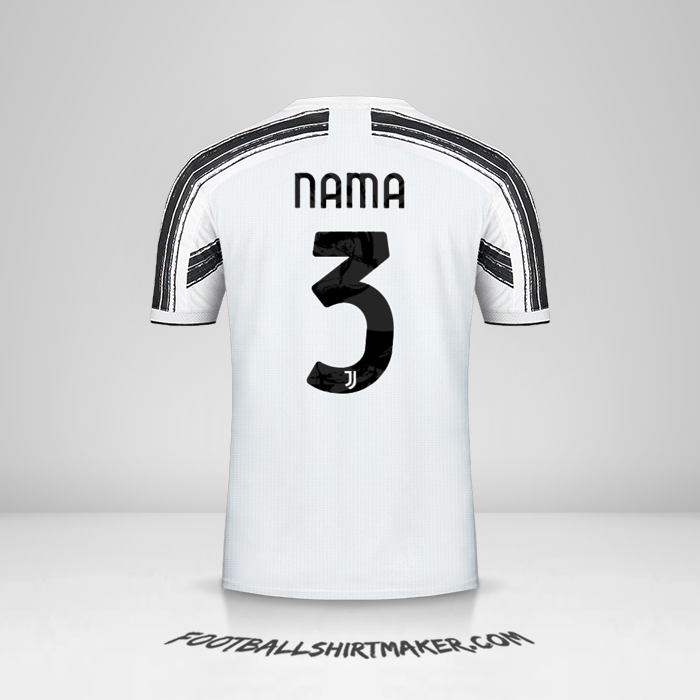 Jersey Juventus FC Cup 2020/21 -  nama - 3