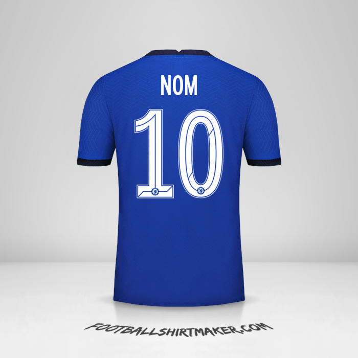 Maillot Chelsea Cup 2020/21 -  nom - 10