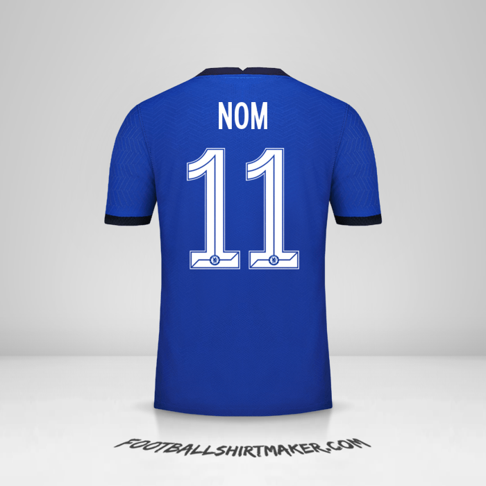 Maillot Chelsea Cup 2020/21 -  nom - 11