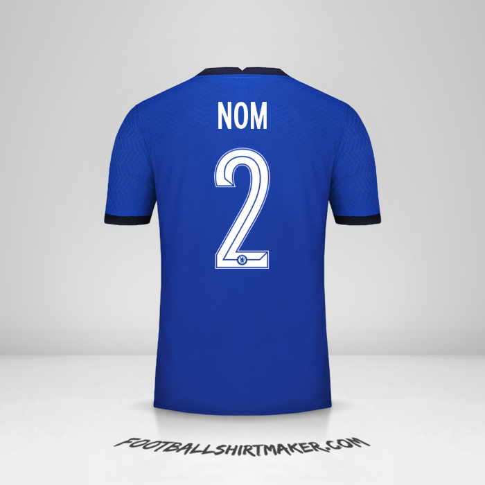 Maillot Chelsea Cup 2020/21 -  nom - 2