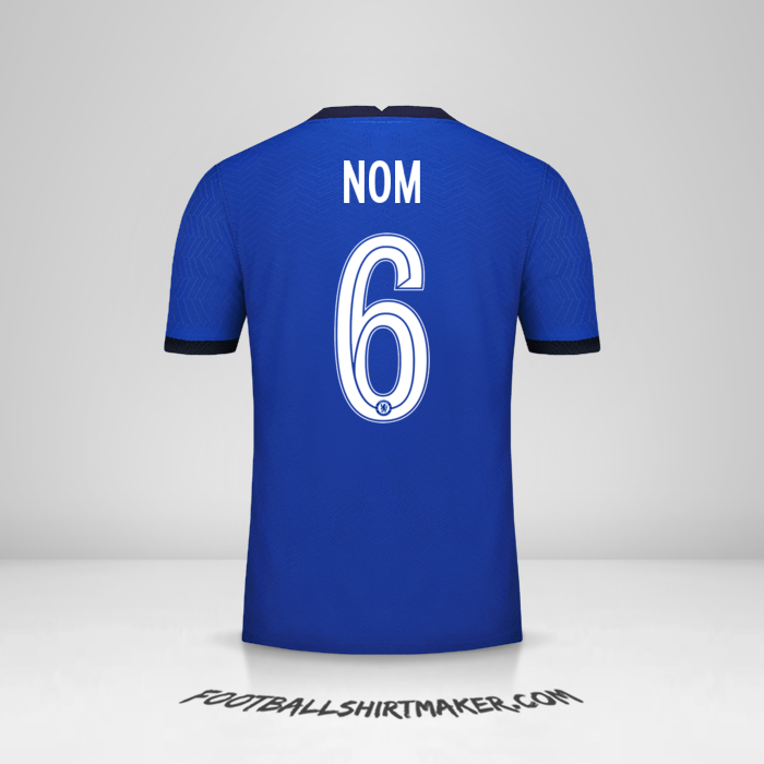 Maillot Chelsea Cup 2020/21 -  nom - 6