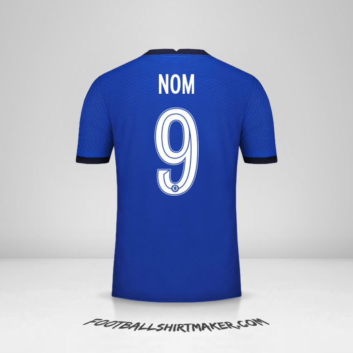 Maillot Chelsea Cup 2020/21 -  nom - 9
