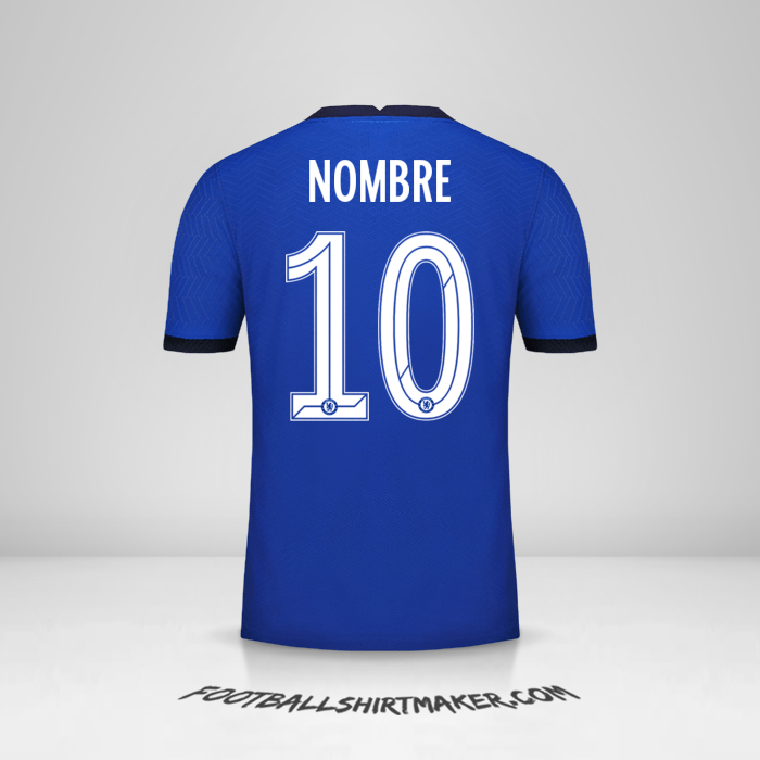 Jersey Chelsea Cup 2020/21 -  nombre - 10