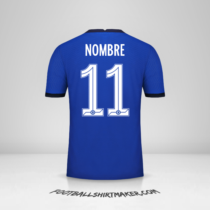 Jersey Chelsea Cup 2020/21 -  nombre - 11