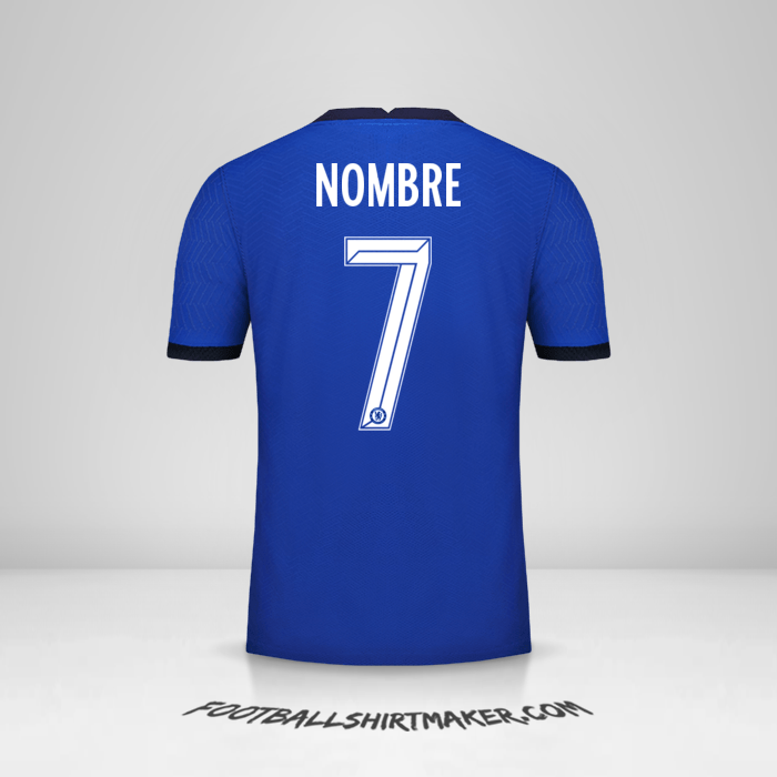 Camiseta Chelsea Cup 2020/21 -  nombre - 7