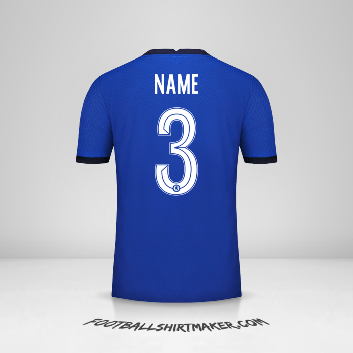Jersey Chelsea Cup 2020/21 -  name - 3