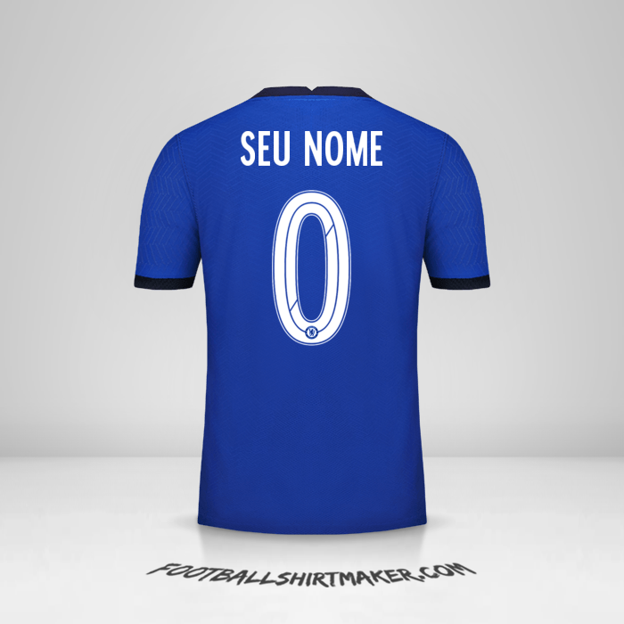 Camisa Chelsea Cup 2020/21 -  seu nome - 0