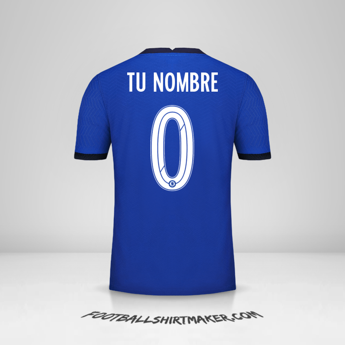 Camiseta Chelsea Cup 2020/21 -  tu nombre - 0