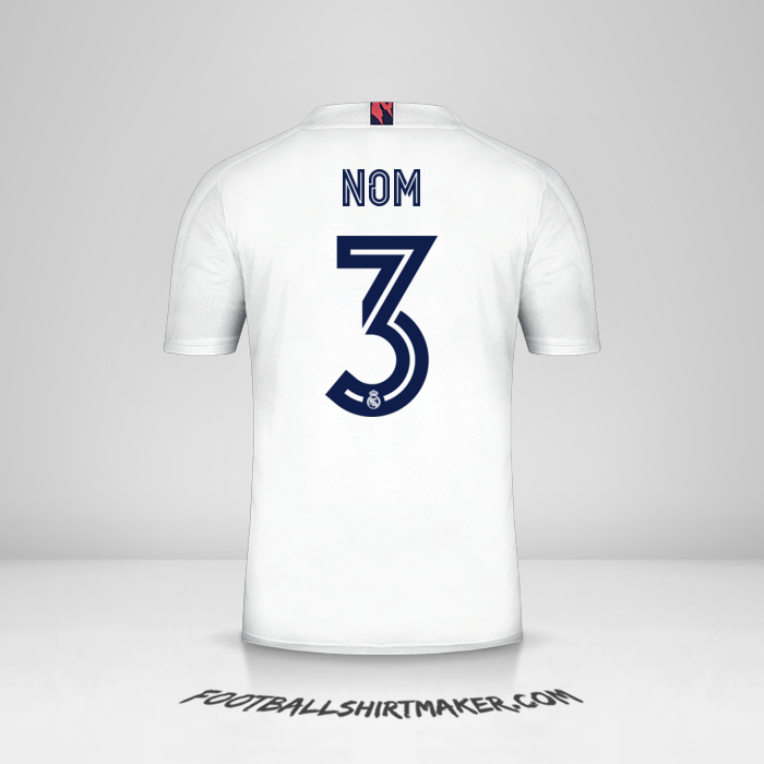 Maillot Real Madrid CF Cup 2020/21 -  nom - 3