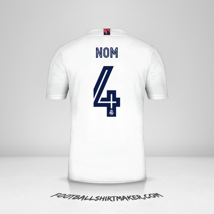 Maillot Real Madrid CF Cup 2020/21 -  nom - 4