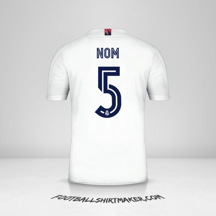 Maillot Real Madrid CF Cup 2020/21 -  nom - 5