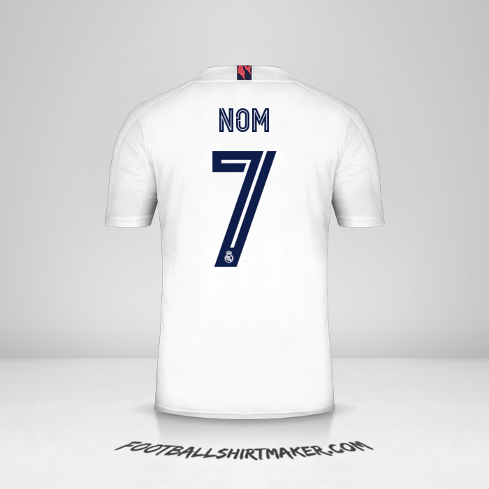 Maillot Real Madrid CF Cup 2020/21 -  nom - 7