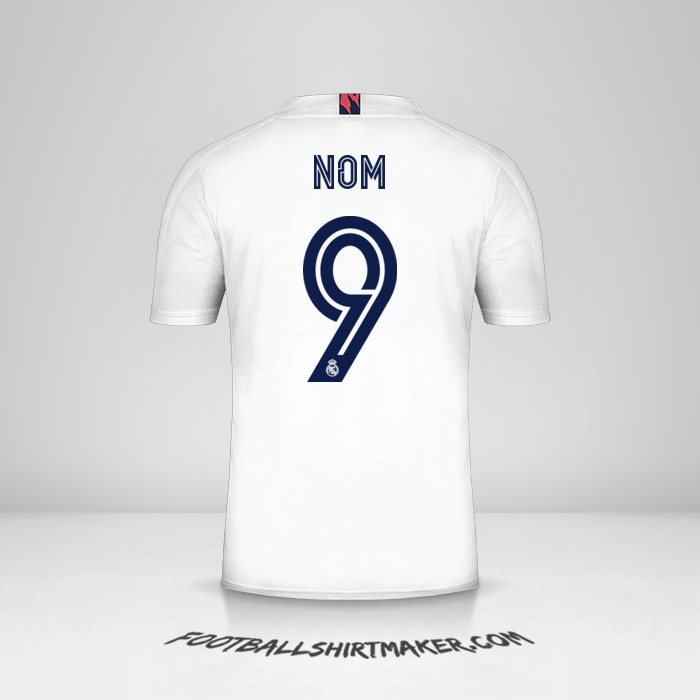 Maillot Real Madrid CF Cup 2020/21 -  nom - 9
