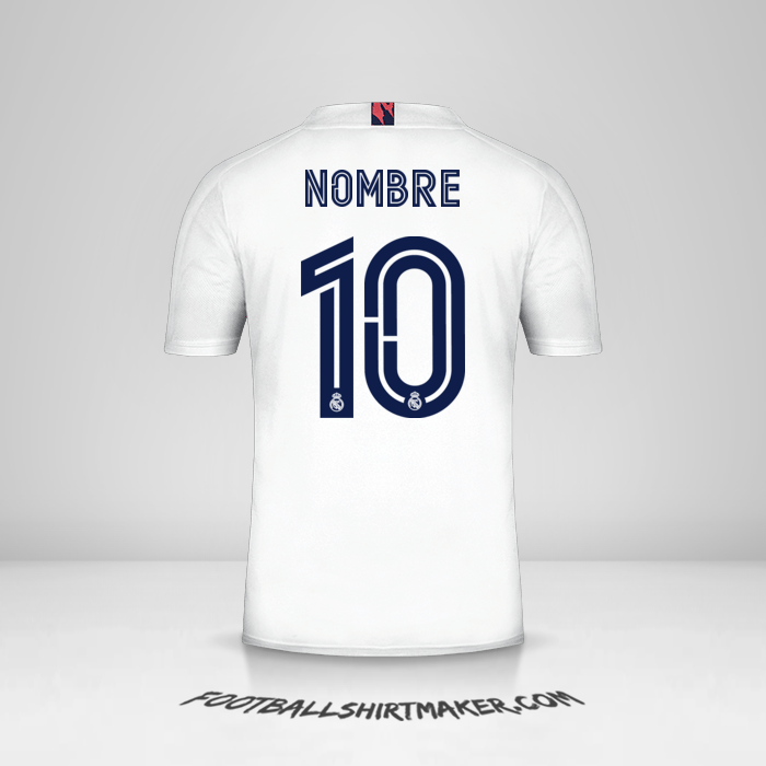 Camiseta Real Madrid CF Cup 2020/21 -  nombre - 10