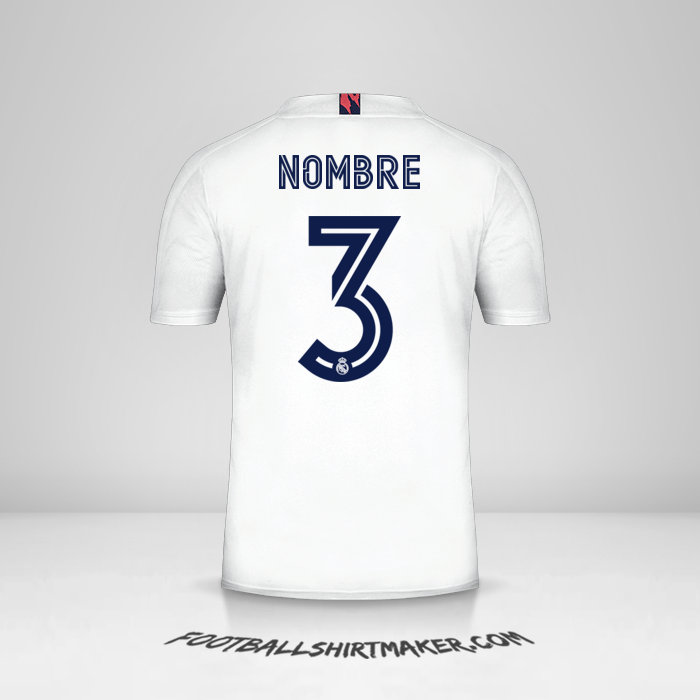 Camiseta Real Madrid CF Cup 2020/21 -  nombre - 3