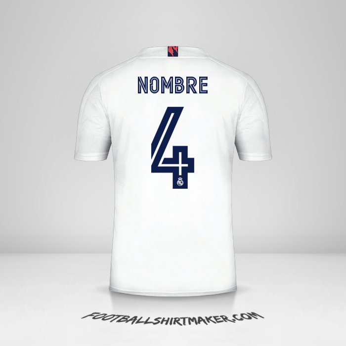 Camiseta Real Madrid CF Cup 2020/21 -  nombre - 4