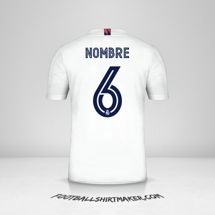 Camiseta Real Madrid CF Cup 2020/21 -  nombre - 6