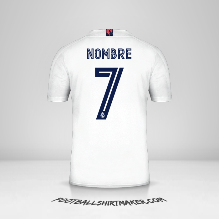 Jersey Real Madrid CF Cup 2020/21 -  nombre - 7