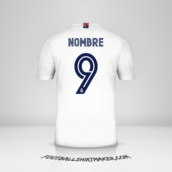 Camiseta Real Madrid CF Cup 2020/21 -  nombre - 9