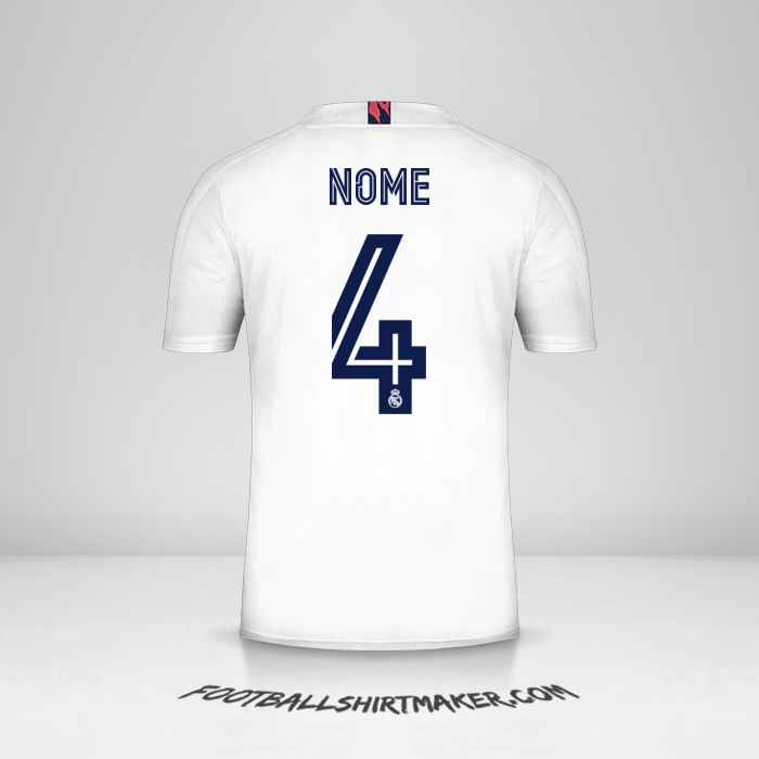 Maglia Real Madrid CF Cup 2020/21 -  nome - 4