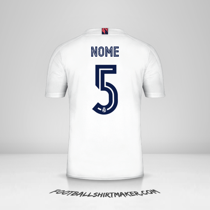 Camisola Real Madrid CF Cup 2020/21 -  nome - 5