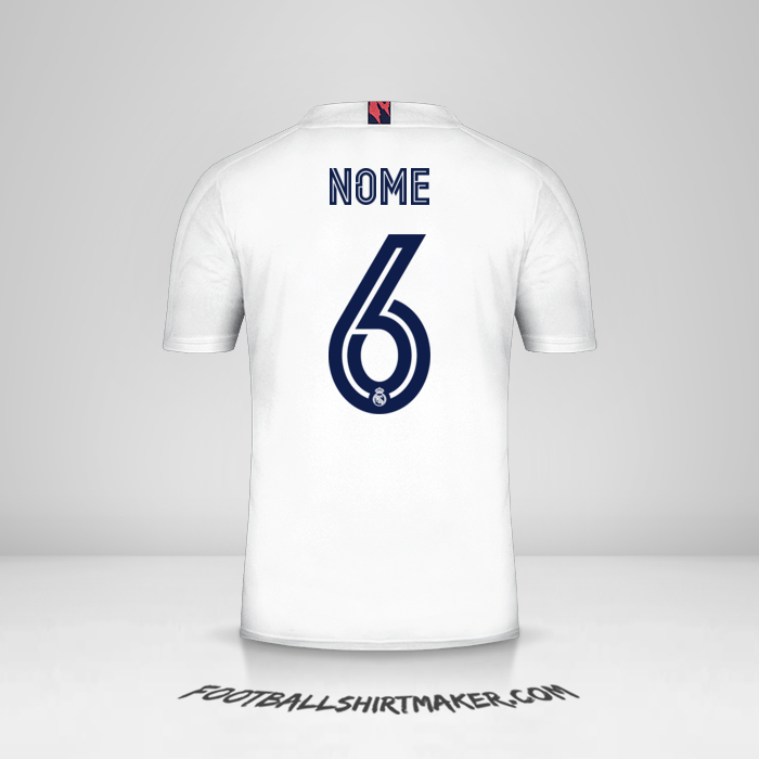 Maglia Real Madrid CF Cup 2020/21 -  nome - 6