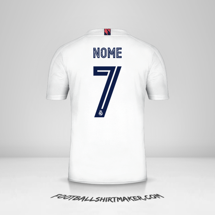 Camisa Real Madrid CF Cup 2020/21 -  nome - 7