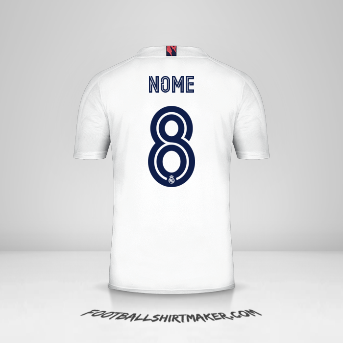 Camisola Real Madrid CF Cup 2020/21 -  nome - 8