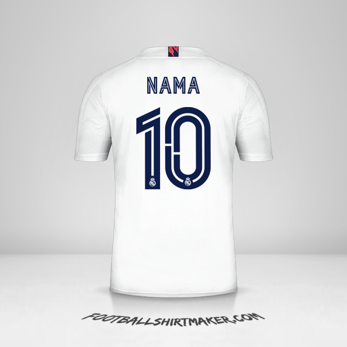 Jersey Real Madrid CF Cup 2020/21 -  nama - 10