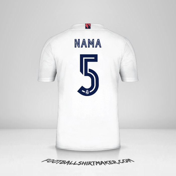 Jersey Real Madrid CF Cup 2020/21 -  nama - 5