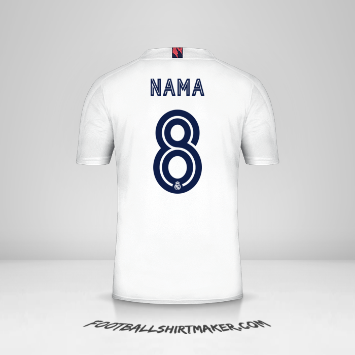 Jersey Real Madrid CF Cup 2020/21 -  nama - 8