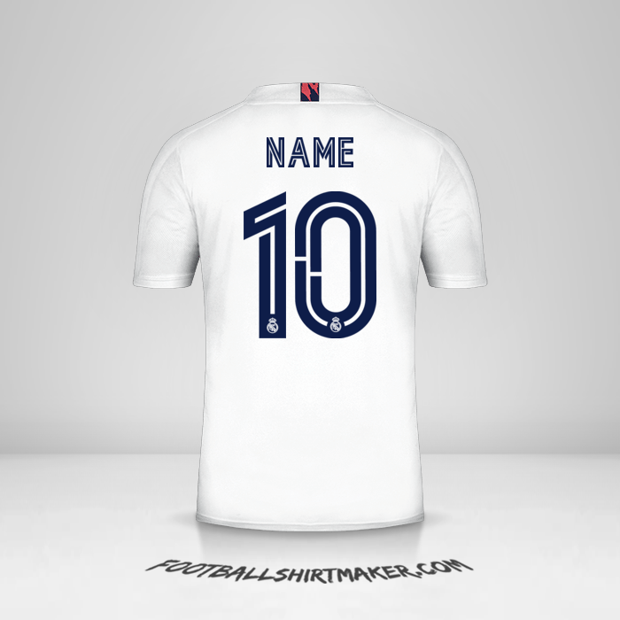 Shirt Real Madrid CF Cup 2020/21 -  name - 10