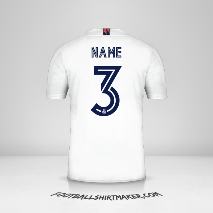Shirt Real Madrid CF Cup 2020/21 -  name - 3