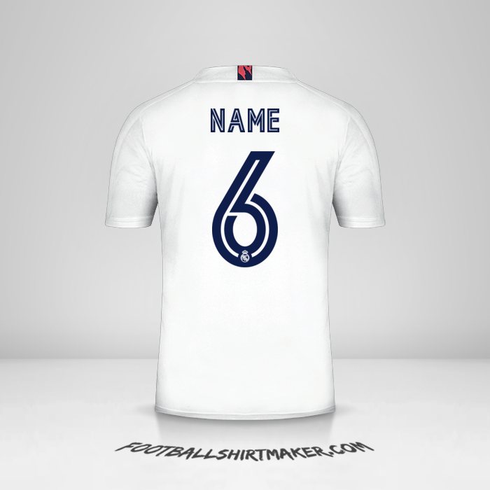 Shirt Real Madrid CF Cup 2020/21 -  name - 6