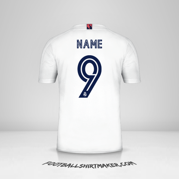 Shirt Real Madrid CF Cup 2020/21 -  name - 9