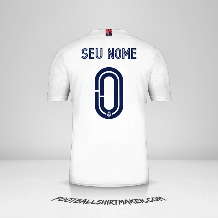 Camisa Real Madrid CF 2020/21 Cup -  seu nome - 0