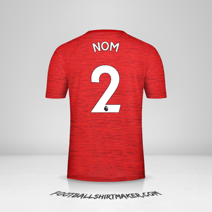 Maillot Manchester United 2020/21 -  nom - 2