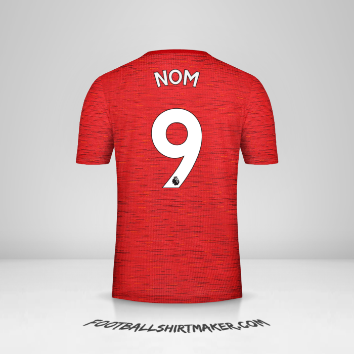 Maillot Manchester United 2020/21 -  nom - 9