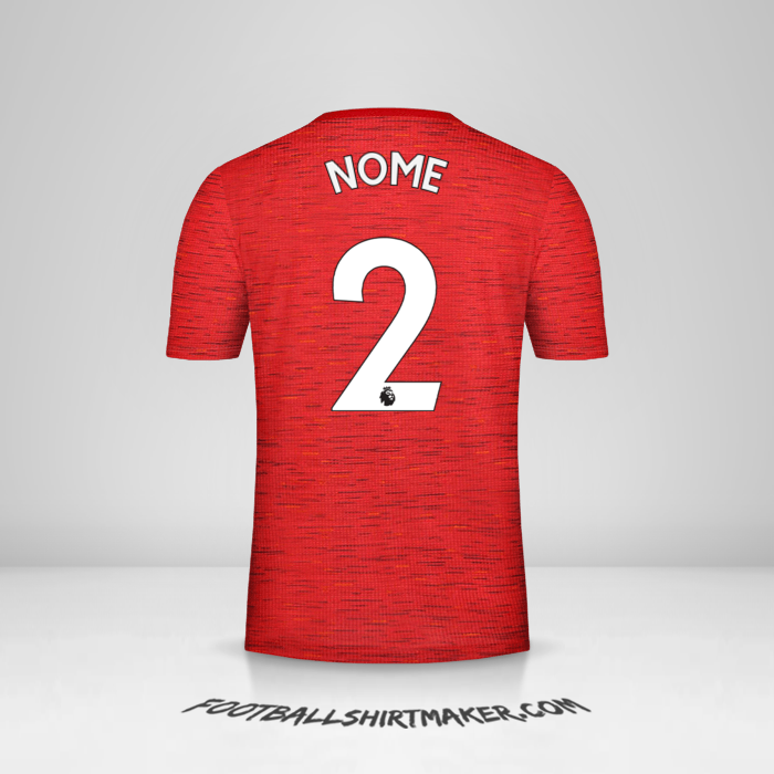 Camisola Manchester United 2020/21 -  nome - 2
