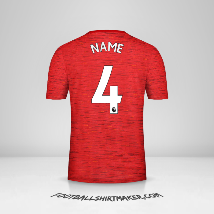 Trikot Manchester United 2020/21 -  name - 4