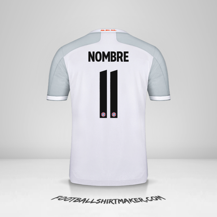 Camiseta FC Bayern Munchen Cup 2020/21 Visita -  nombre - 11
