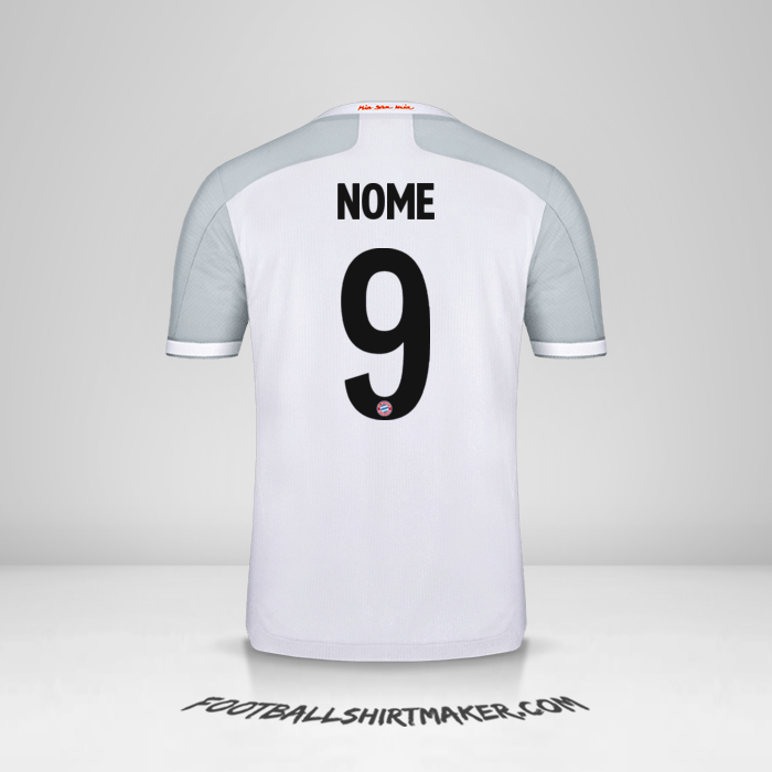 Camisa FC Bayern Munchen Cup 2020/21 Alternativa -  nome - 9