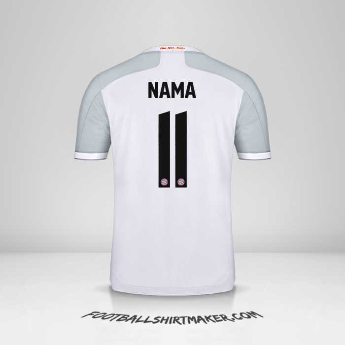 Jersey FC Bayern Munchen Cup 2020/21 Alternatif -  nama - 11